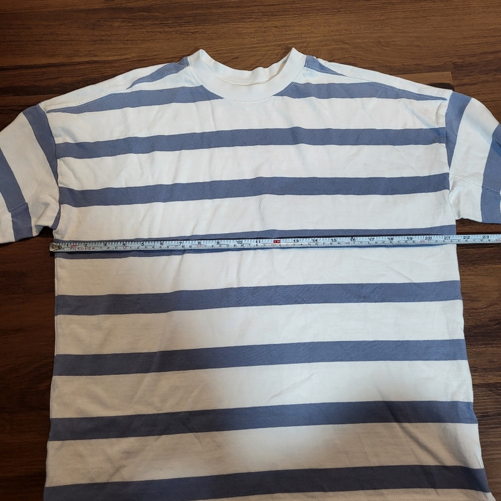 AYR The Early Morning Tee in Overcast Stripe Size Small - Picture 6 of 11